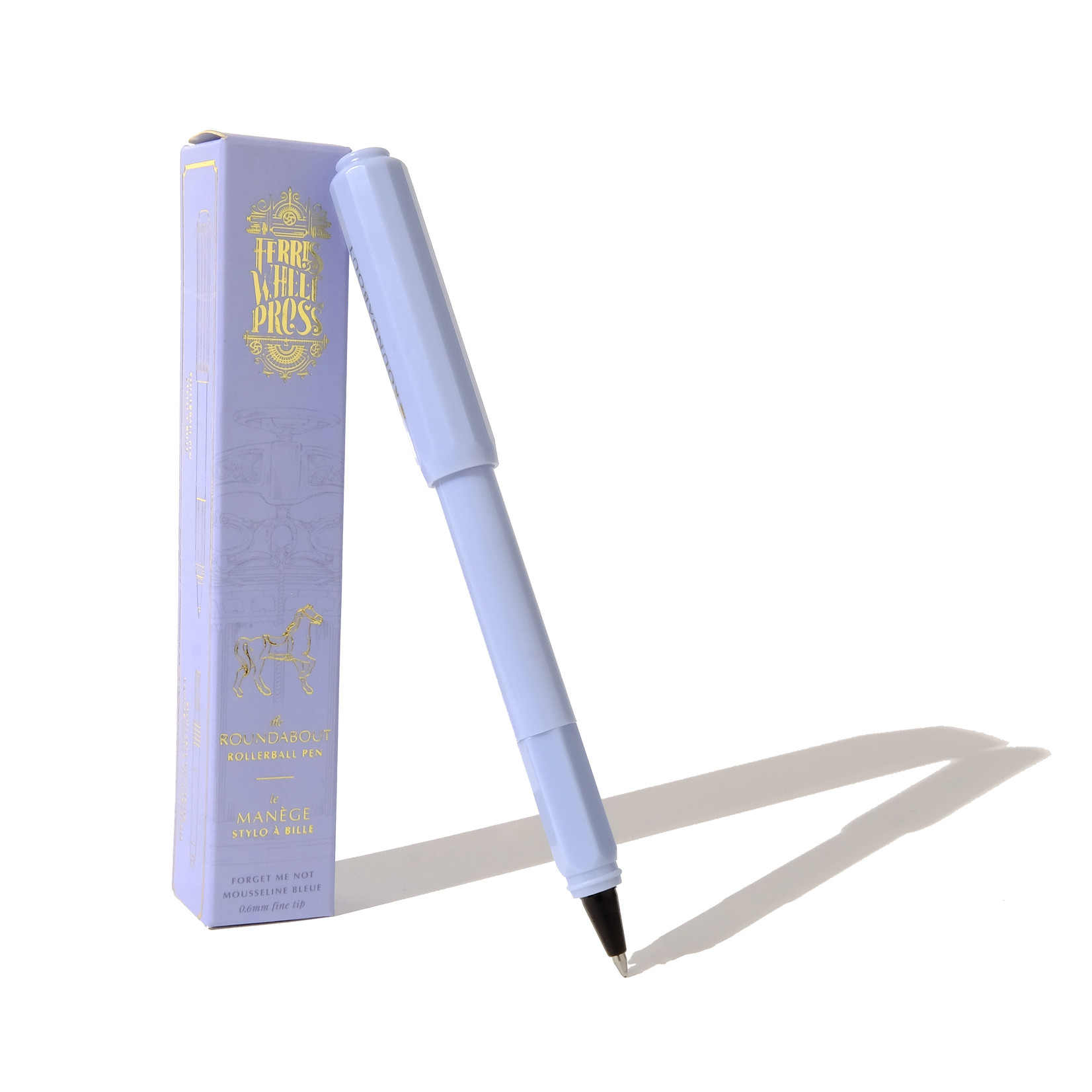 FERRIS WHEEL PRESS ROUNDABOUT ROLLERBALL PEN 0.6MM FINE FORGET ME NOT