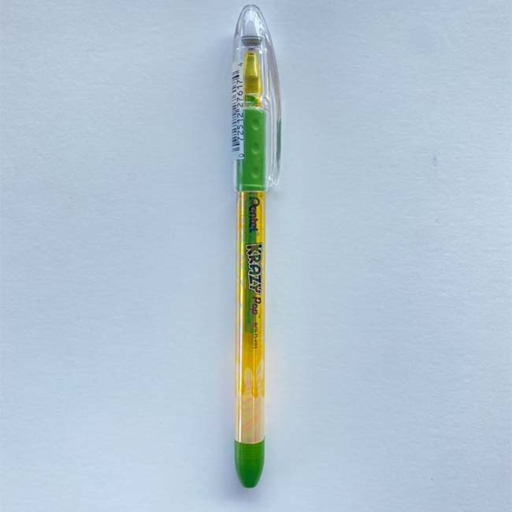 PENTEL KRAZY POP METALLIC GEL PEN 1.0MM GREEN-YELLOW