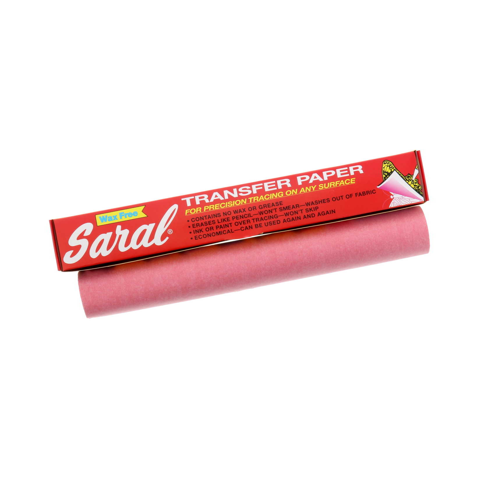 SARAL TRANSFER PAPER 12" X 12 FT RED