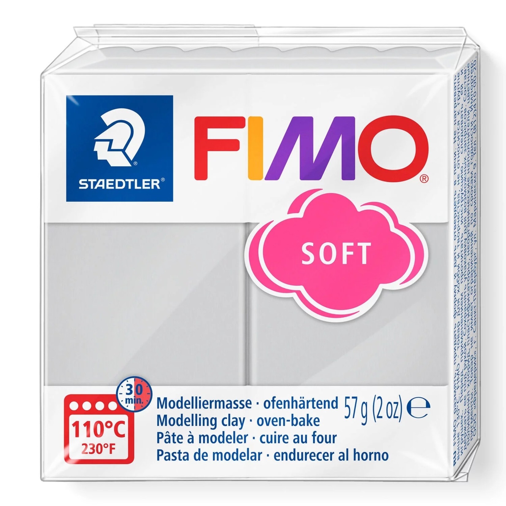 STAEDTLER FIMO SOFT 80 DOLPHIN GRAY