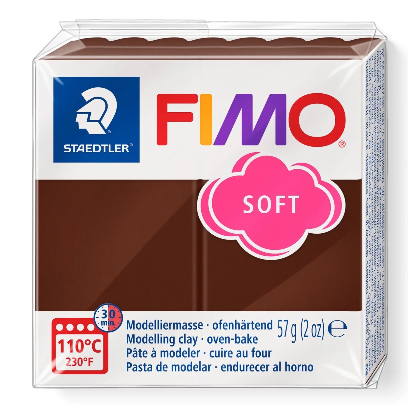STAEDTLER FIMO SOFT 75 CHOCOLATE