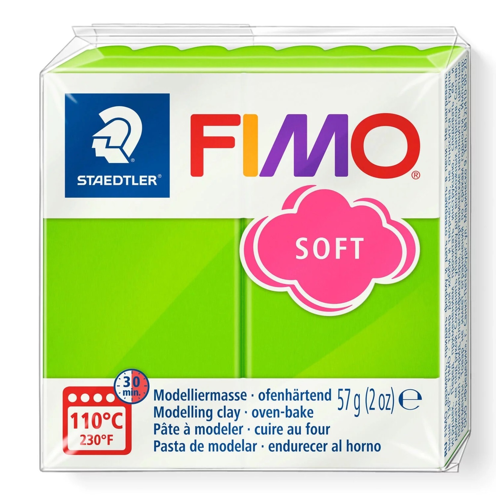 STAEDTLER FIMO SOFT 50 APPLE GREEN