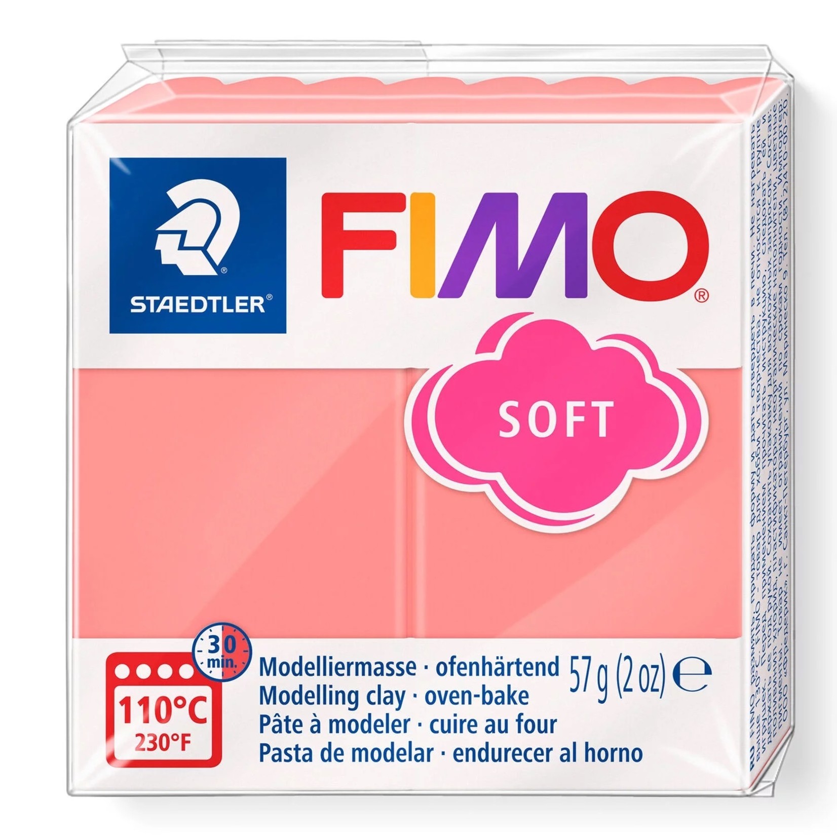 STAEDTLER FIMO SOFT T20 PINK GRAPEFRUIT