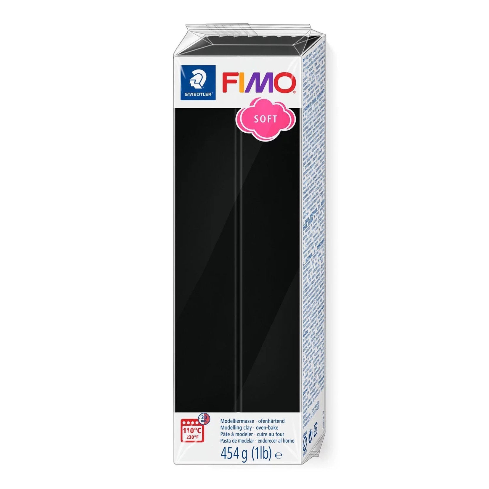 STAEDTLER FIMO SOFT 09 BLACK 1LB