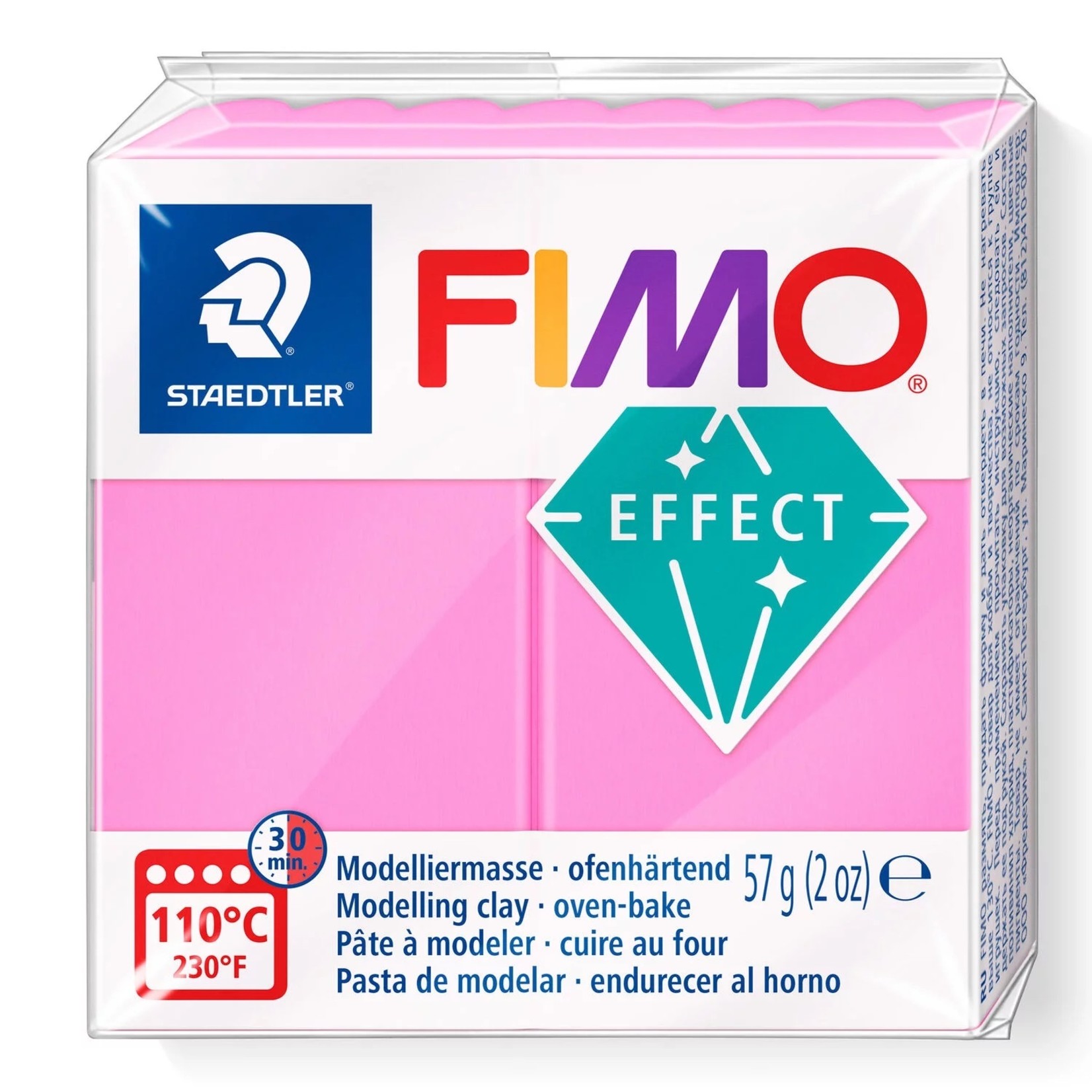 STAEDTLER FIMO EFFECT NEON 201 PINK