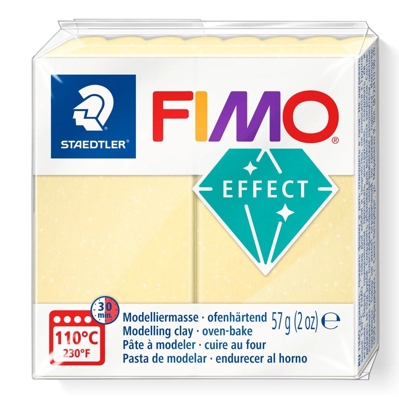 STAEDTLER FIMO EFFECT GEMSTONE 106 CITRINE DISC