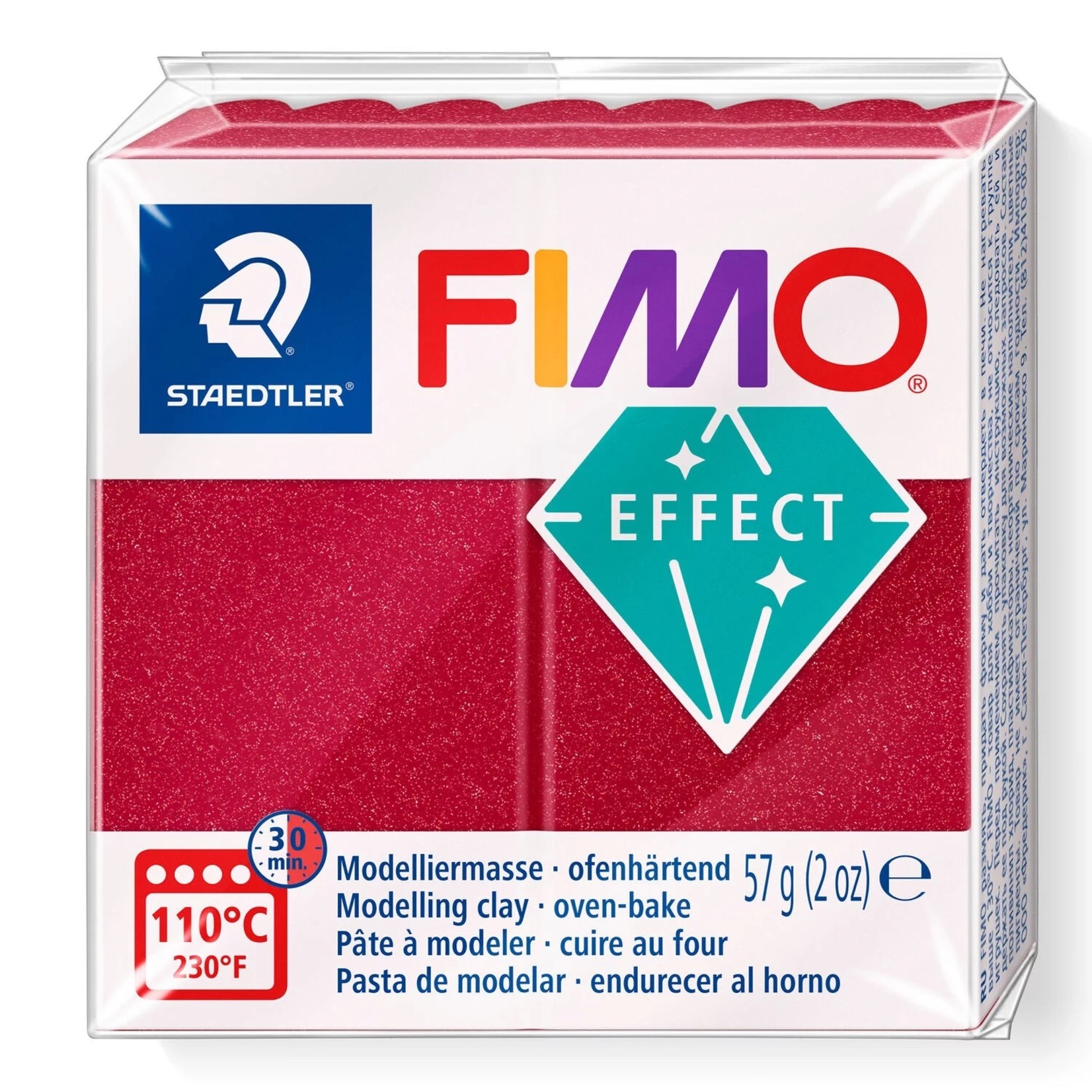 STAEDTLER FIMO EFFECT METALLIC 28 RUBY RED (TBD)