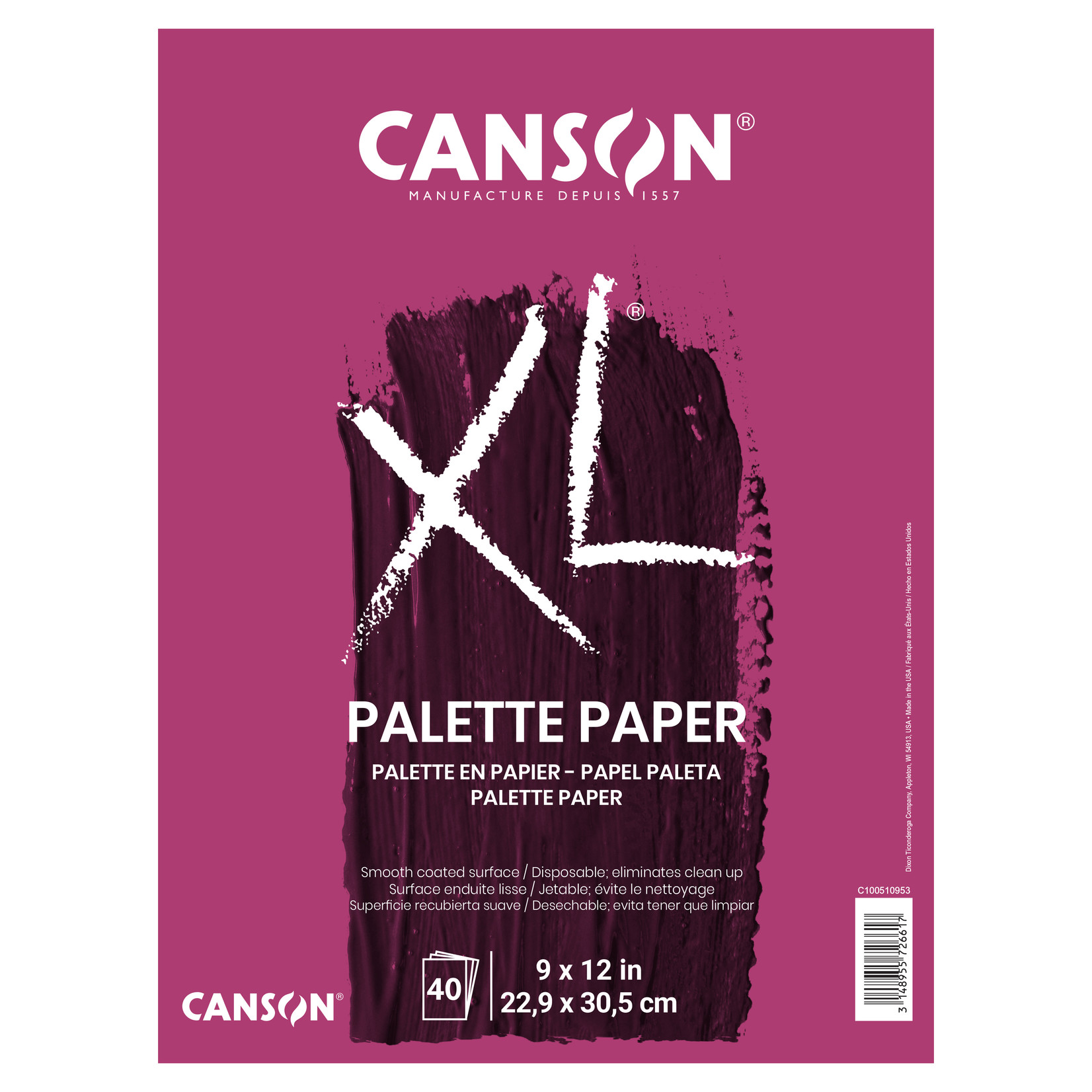 CANSON CANSON XL PALETTE PAPER PAD 9X12