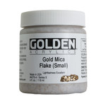 GOLDEN GOLDEN ACRYLIC MEDIUM MICA FLAKE GOLD (SMALL) 4OZ