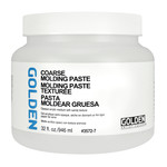 GOLDEN GOLDEN ACRYLIC MEDIUM MOLDING PASTE COARSE 32OZ