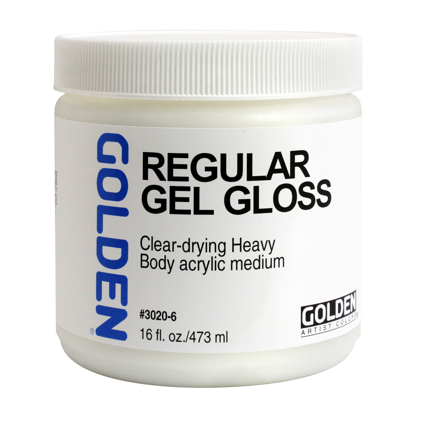 GOLDEN GOLDEN ACRYLIC MEDIUM REGULAR GEL GLOSS 16OZ