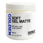 GOLDEN GOLDEN ACRYLIC MEDIUM SOFT GEL MATTE 8OZ