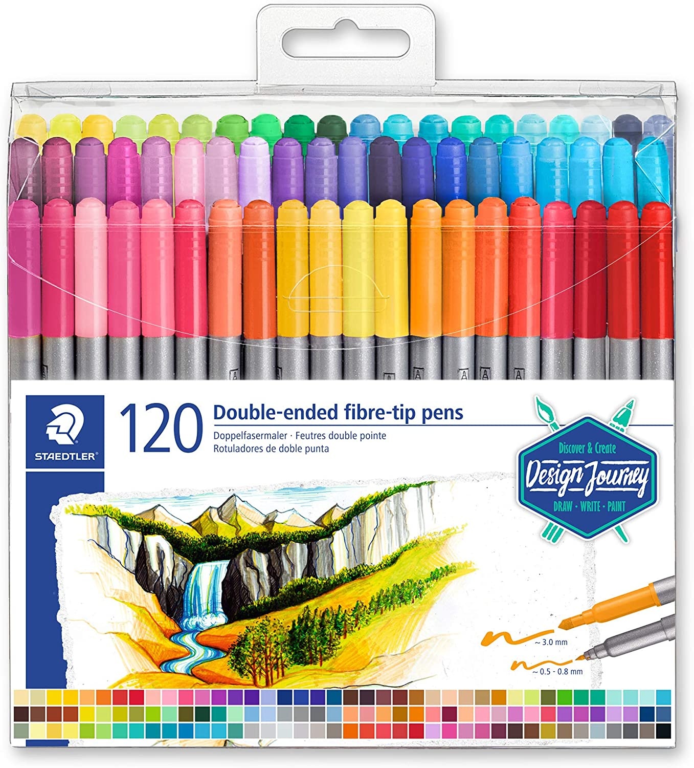 MARKER SET 120 ProTONE MDS-120,A SET OF PROFESSIONAL MARKERS