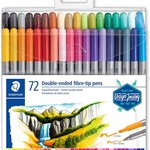 BULK - STAEDTLER DOUBLE ENDED MARKERS SET/72