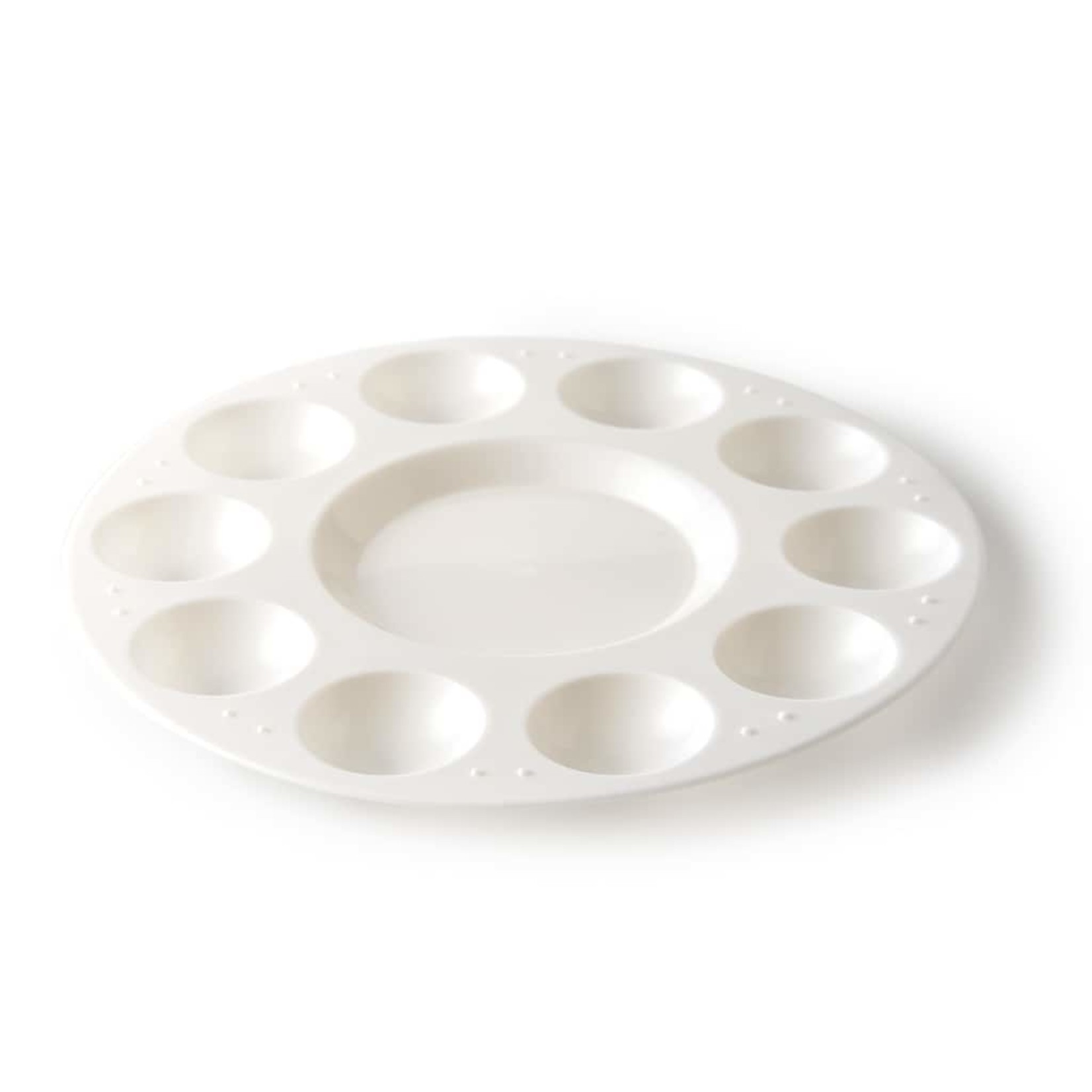 BULK ROUND PALETTES WITH 10 WELLS 12/PK The Gilded Rabbit