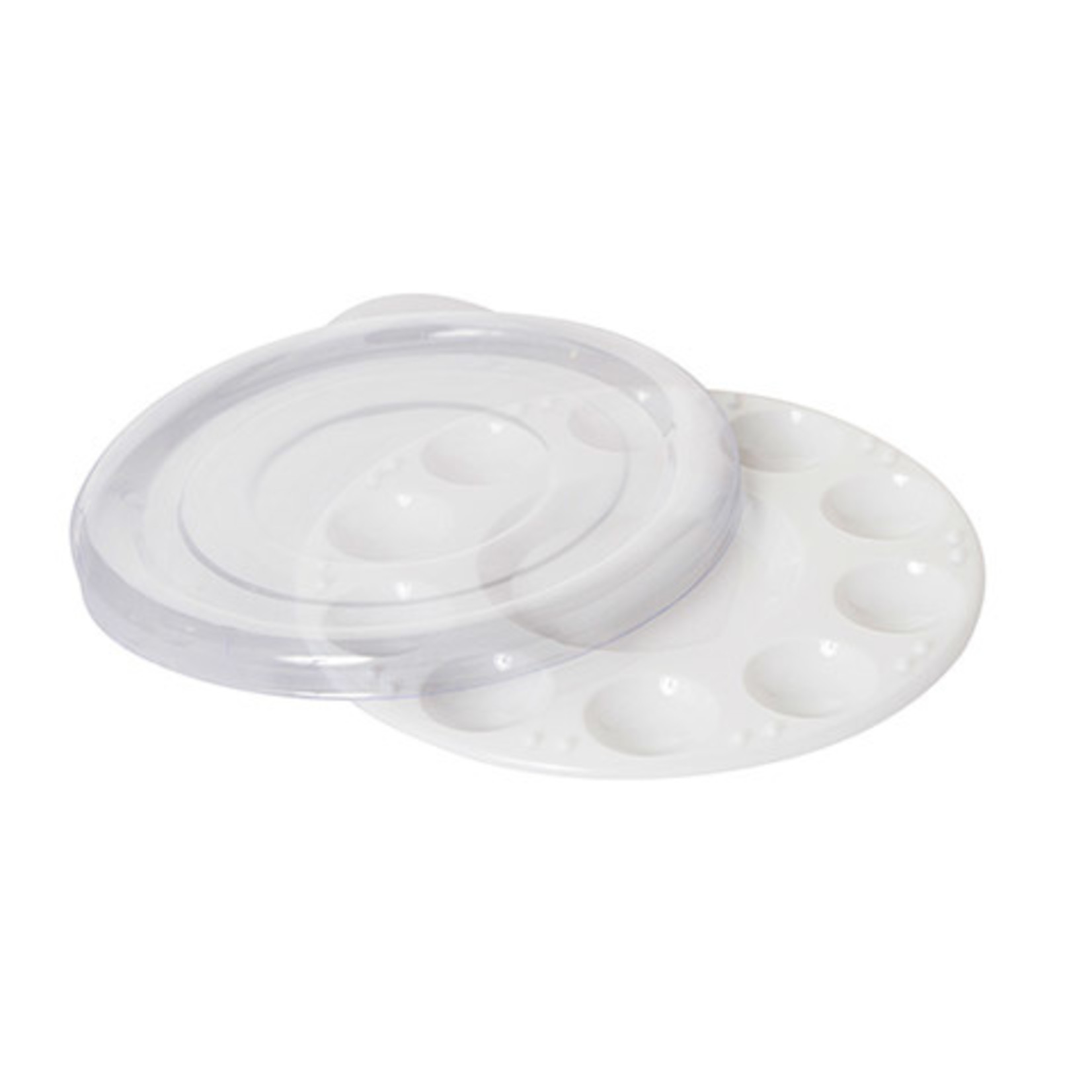 BULK ROUND PALETTES WITH 10 WELLS INCLUDING LIDS 12/PK The Gilded