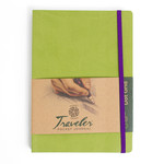 PENTALIC PENTALIC TRAVELER POCKET JOURNAL DOT GRID 6X8 OLIVE GREEN