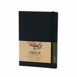 PENTALIC PENTALIC TRAVELER POCKET JOURNAL DOT GRID 6X8 BLACK