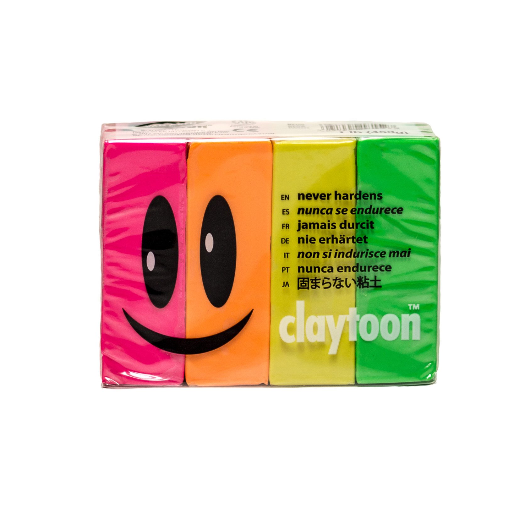 VAN AKEN PLASTALINA CLAYTOON SET/4 NEON