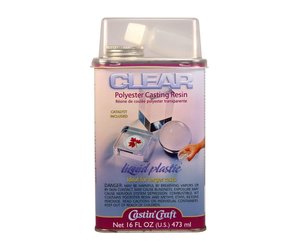 CASTIN CRAFT CLEAR POLYESTER CASTING RESIN 16OZ The