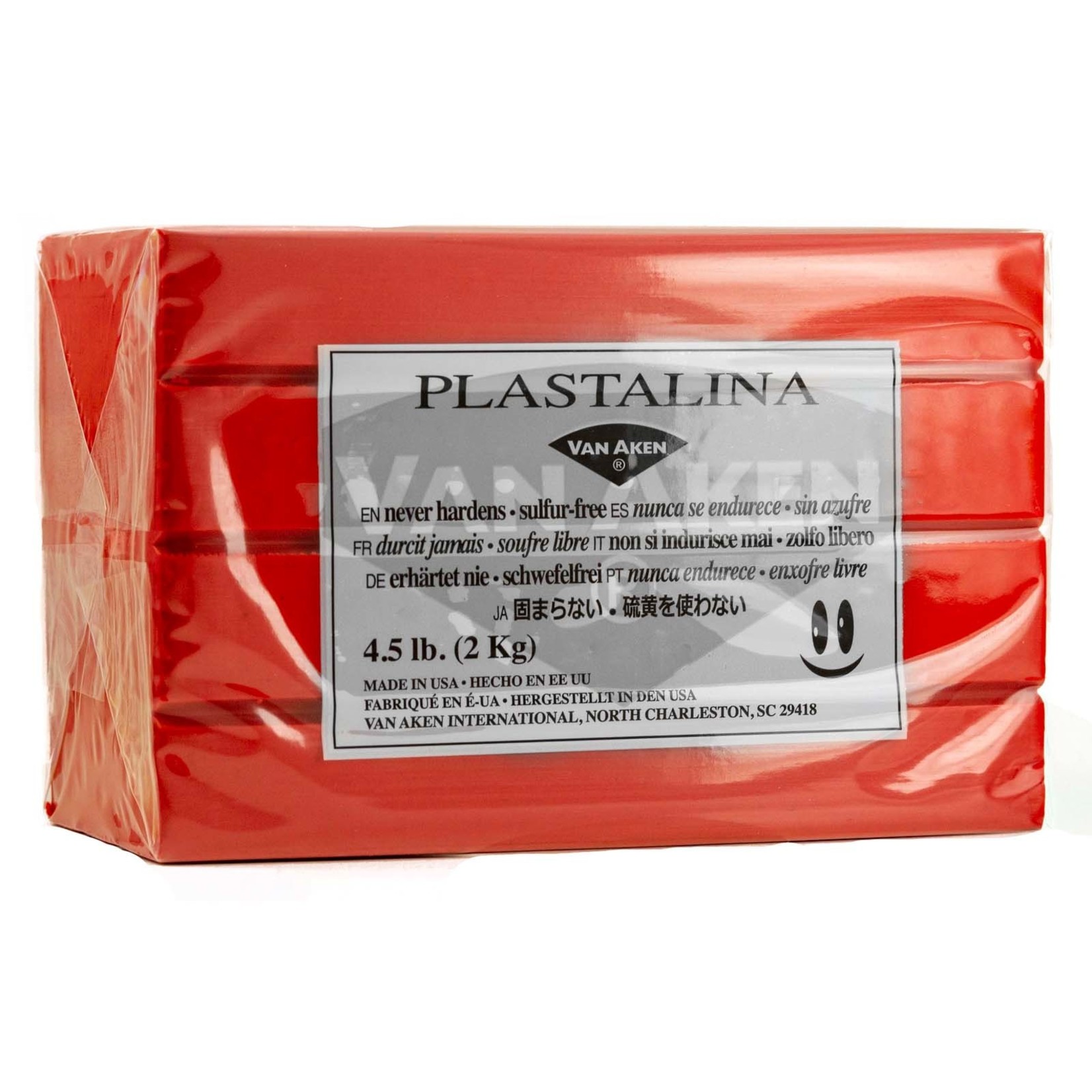 VAN AKEN PLASTALINA RED 4.5LB