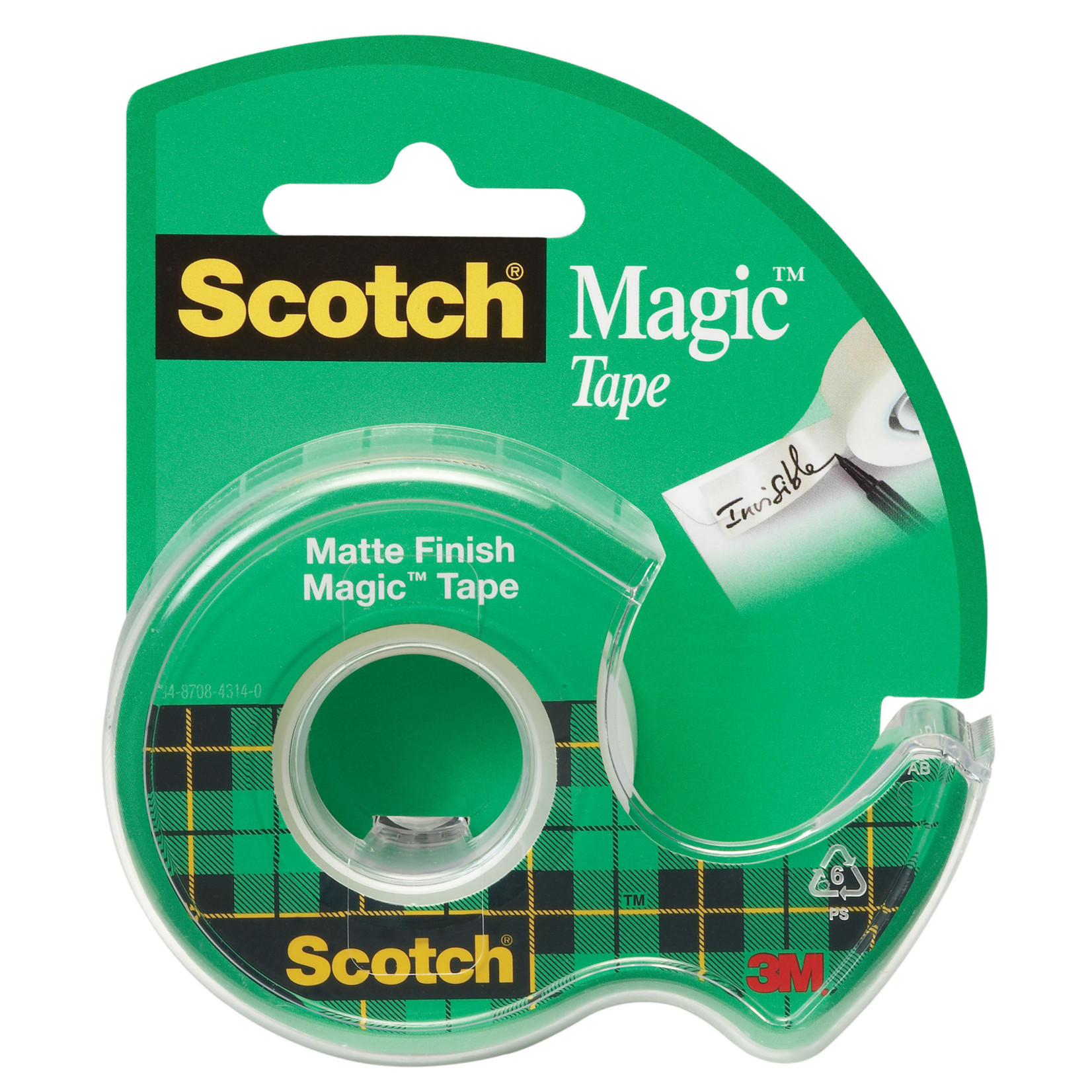 3M SCOTCH MAGIC TAPE MATTE FINISH 3/4" X 300"