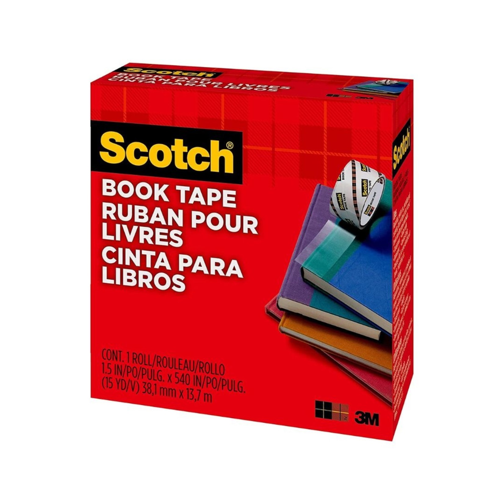 SCOTCH 3M BOOK TAPE ACID-FREE 2"X30YD 845-AF