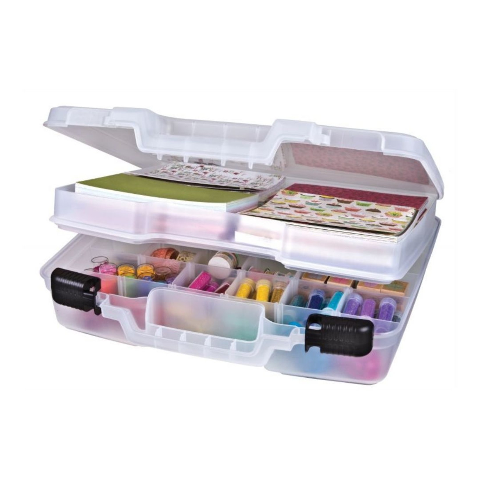 ARTBIN ARTBIN QUICKVIEW 15" DIVIDED BOX WITH TRAY