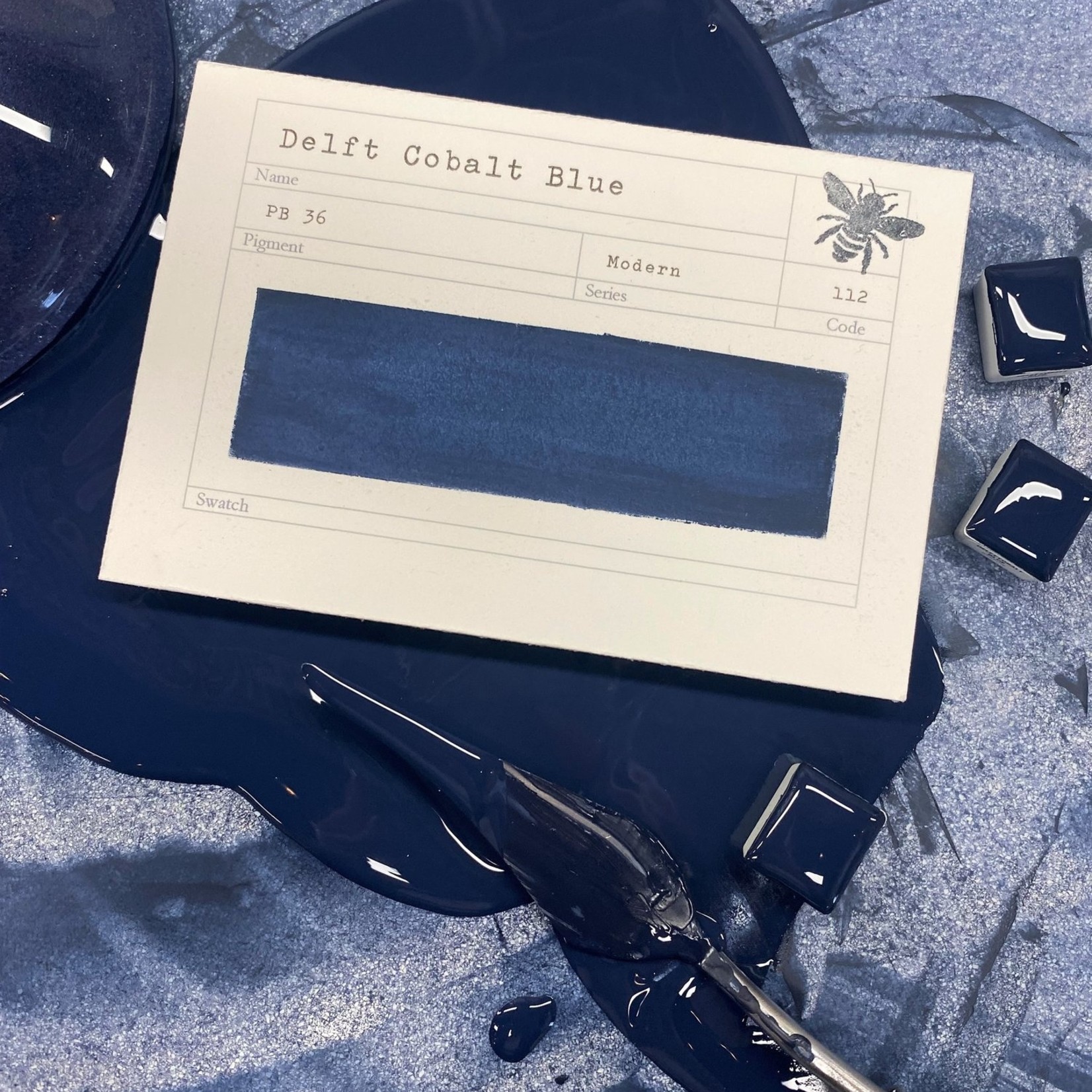 STONEGROUND GOUACHE HALF PAN DELFT COBALT HUE