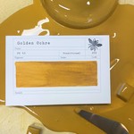 STONEGROUND GOUACHE HALF PAN GOLDEN OCHRE