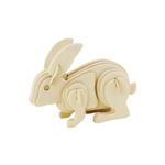 HANDS CRAFT DIY 3D WOODEN PUZZLE RABBIT