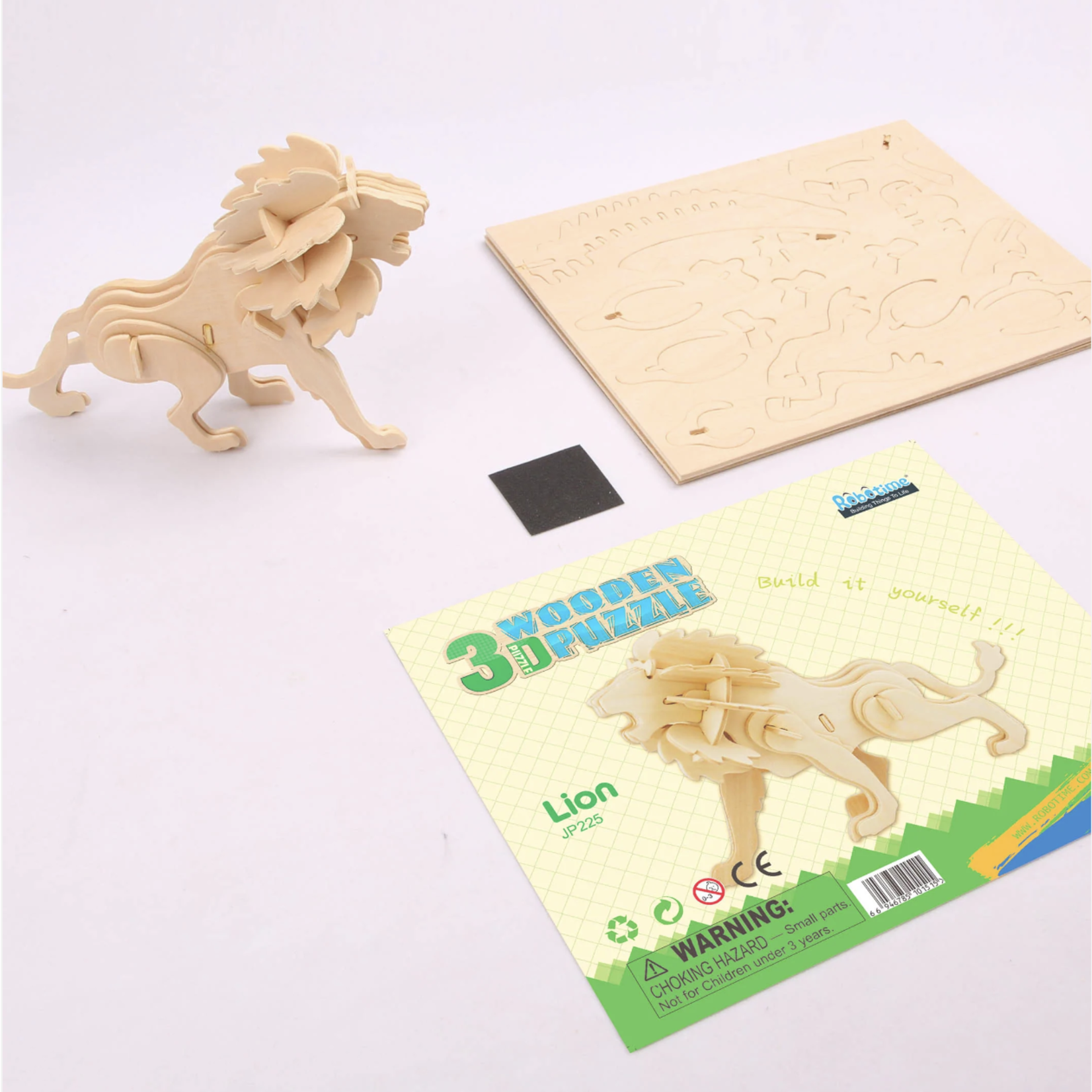 HANDS CRAFT DIY 3D WOODEN PUZZLE LION