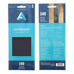 ART ALTERNATIVES SANDPAPER 240 GRIT 3/PK