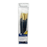 PRINCETON ROYAL LANGNICKEL BRUSH VALUE PACK LONG HANDLE SET/5