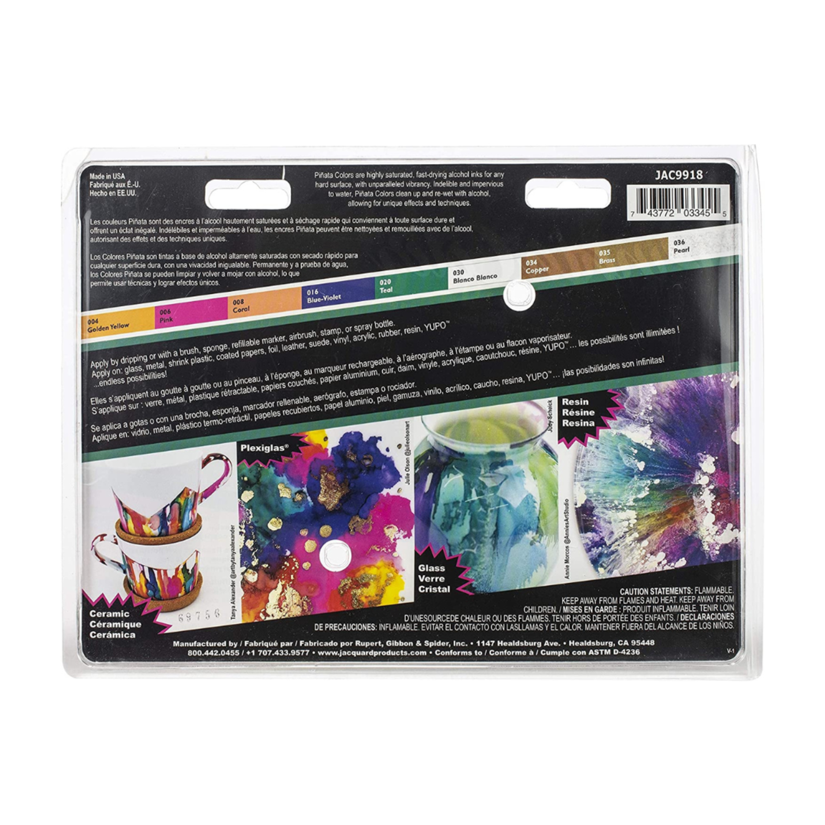 JACQUARD JACQUARD PINATA ALCOHOL INK 1/2 OZ EXCITER PACK