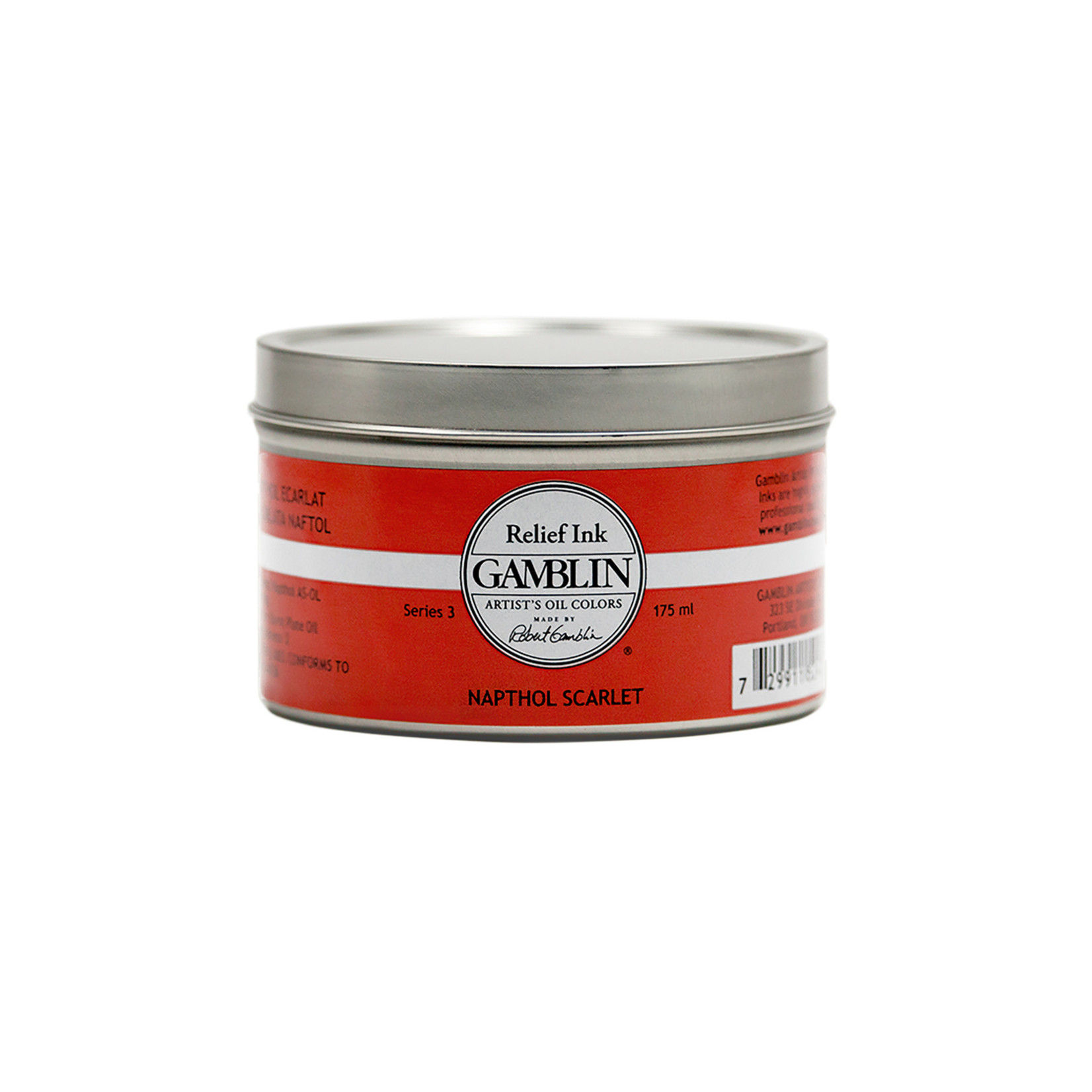 GAMBLIN GAMBLIN RELIEF INK 175ML NAPHTHOL SCARLET