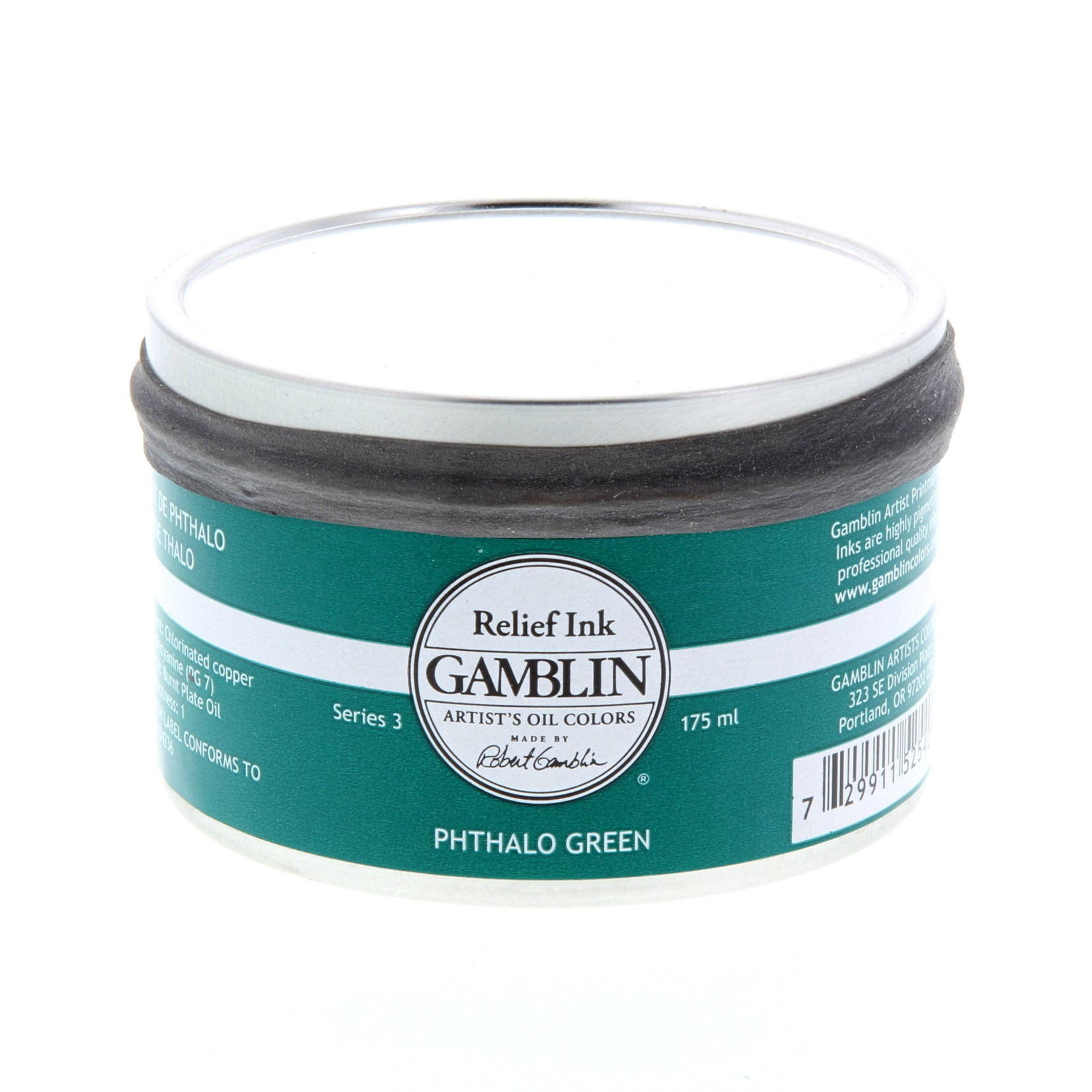 GAMBLIN GAMBLIN RELIEF INK 175ML PHTHALO GREEN