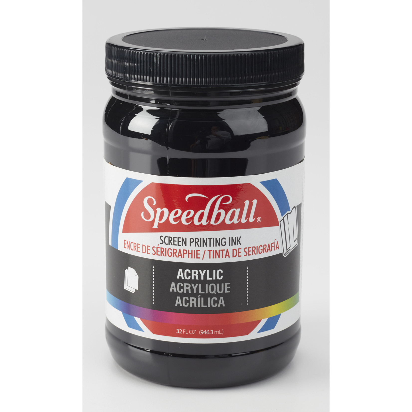 SPEEDBALL ACRYLIC SCREEN PRINTING INK BLACK