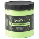 SPEEDBALL ACRYLIC SCREEN PRINTING INK 8OZ FLUORESCENT LIME GREEN