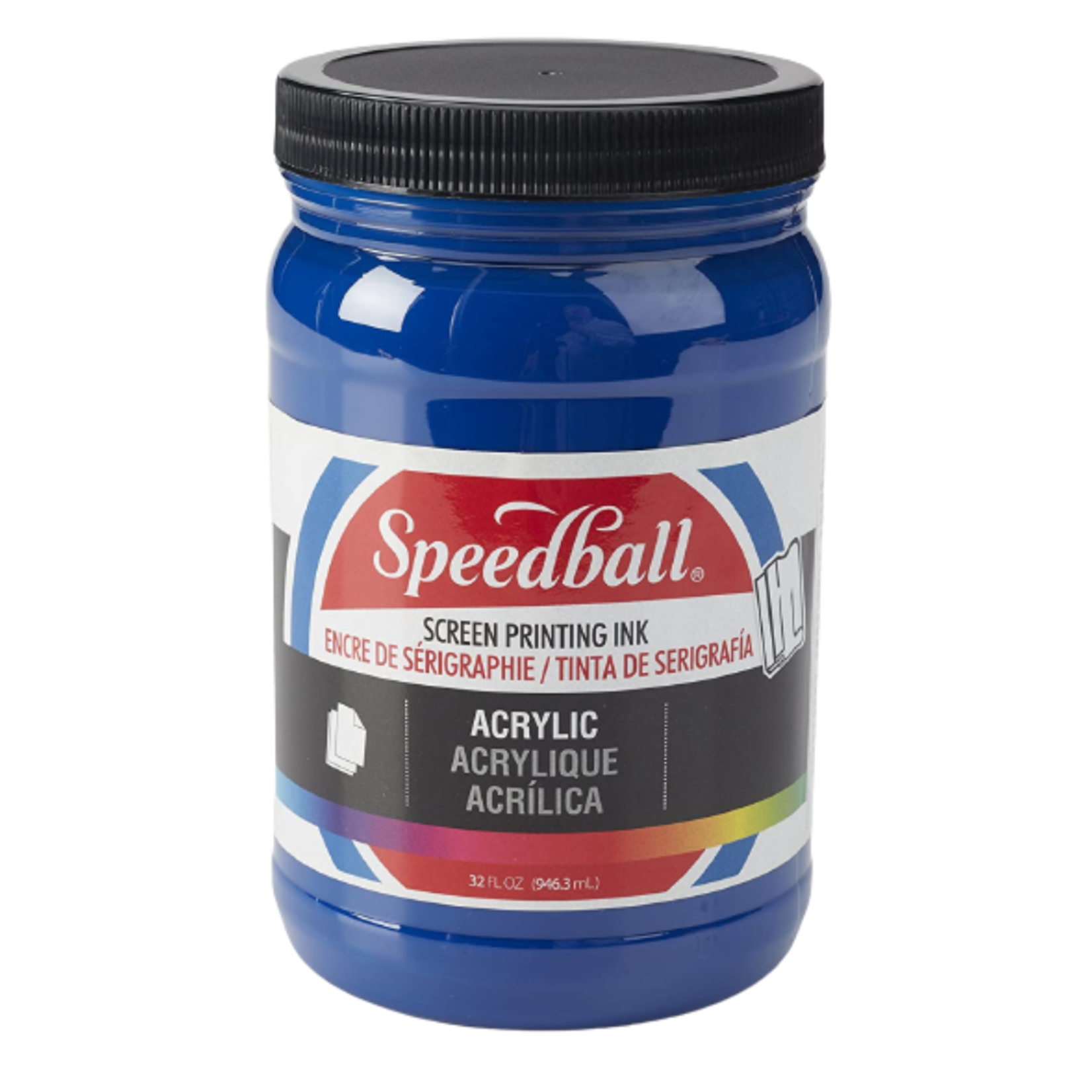 SPEEDBALL ACRYLIC SCREEN PRINTING INK PROCESS CYAN The Gilded Rabbit