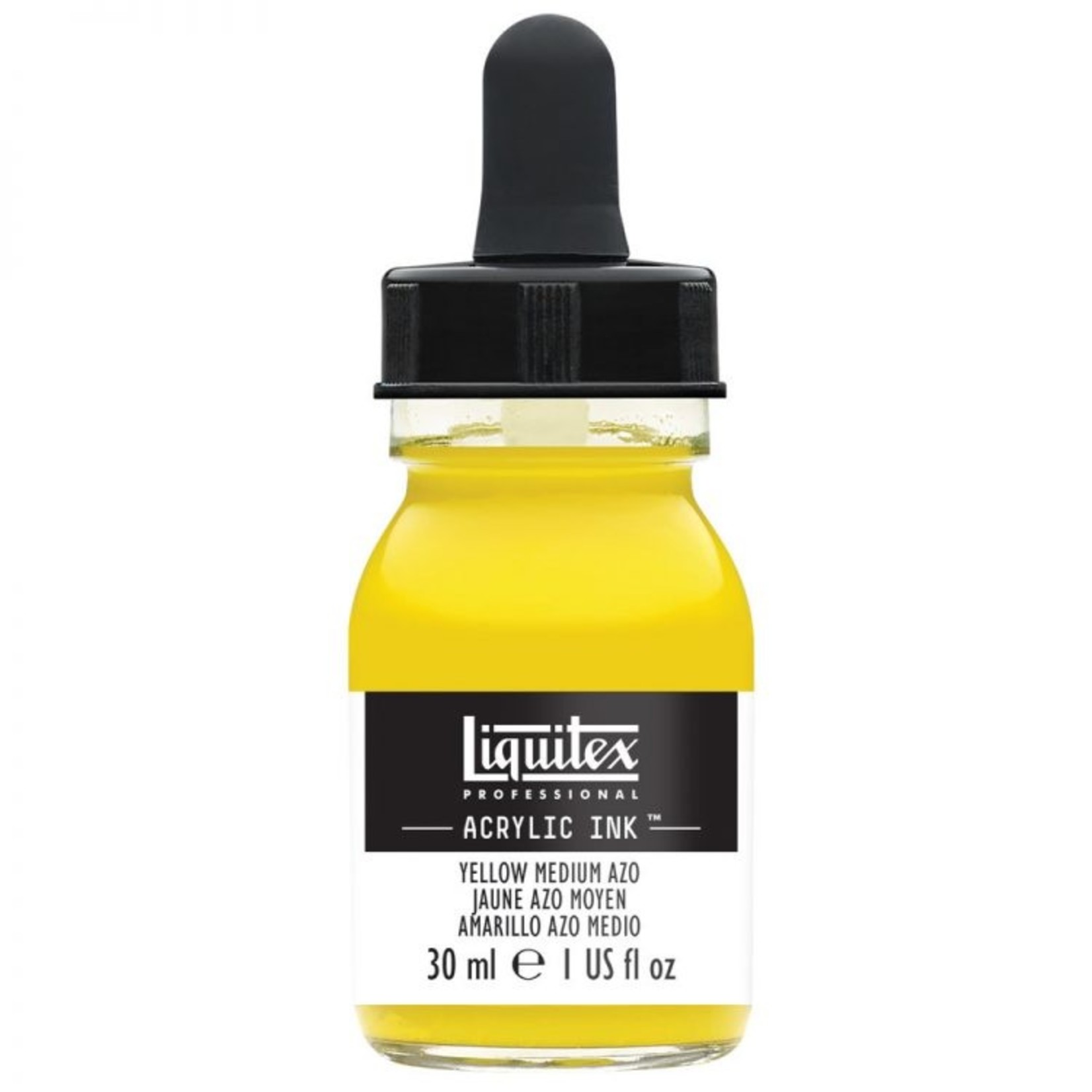 LIQUITEX LIQUITEX ACRYLIC INK 30ML YELLOW MEDIUM AZO