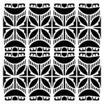THE CRAFTERS WORKSHOP STENCIL 12X12 TCW989 DECO STRIPES