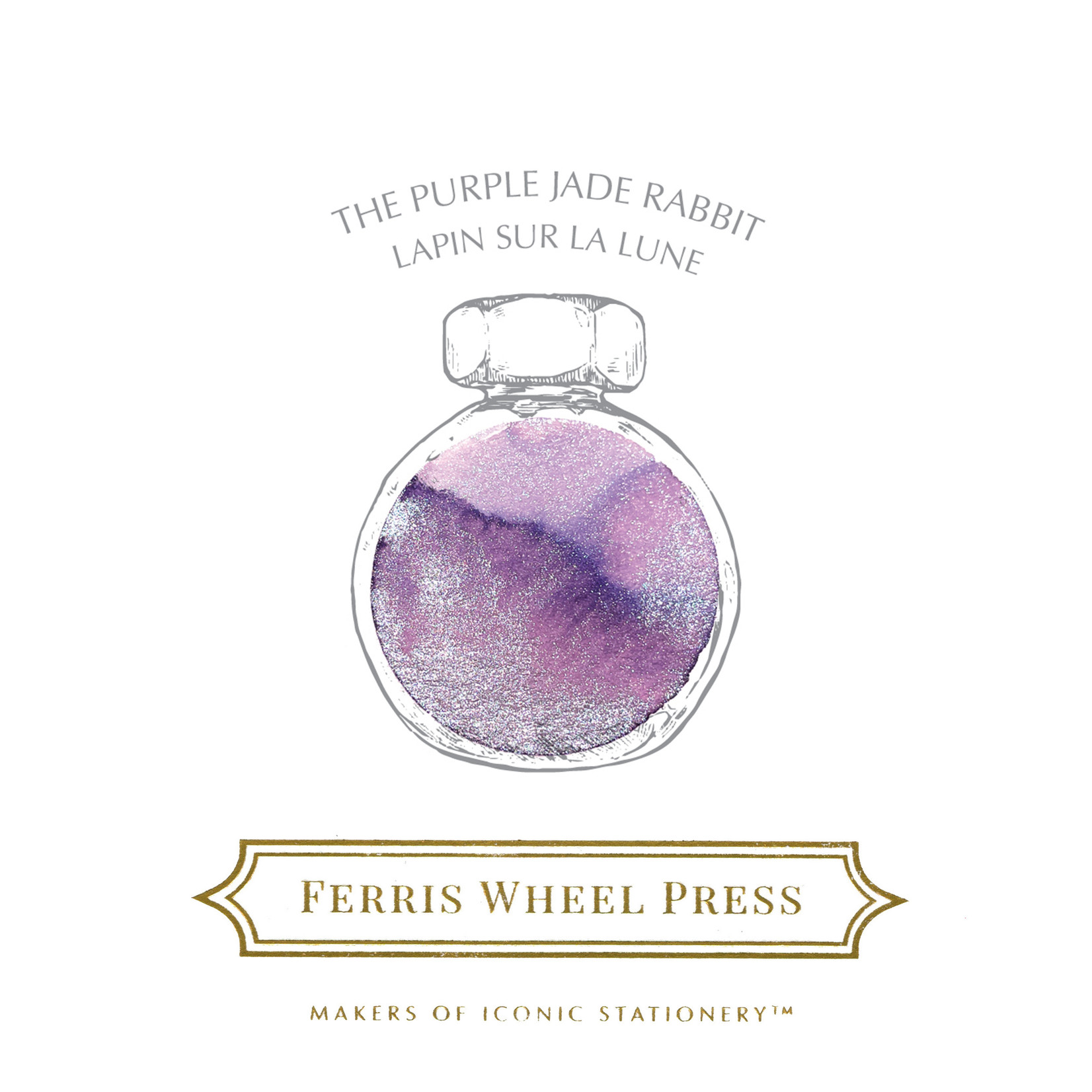 FERRIS WHEEL PRESS INK 38ML THE PURPLE JADE RABBIT  (LIMITED EDITION)