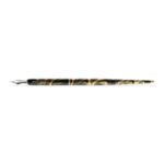 E+M MARBLE PEN HOLDER GOLD/BLACK