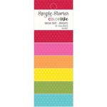 SIMPLE STORIES COLOR VIBE WASHI TAPE 15MMX9O' 6/PK BRIGHTS