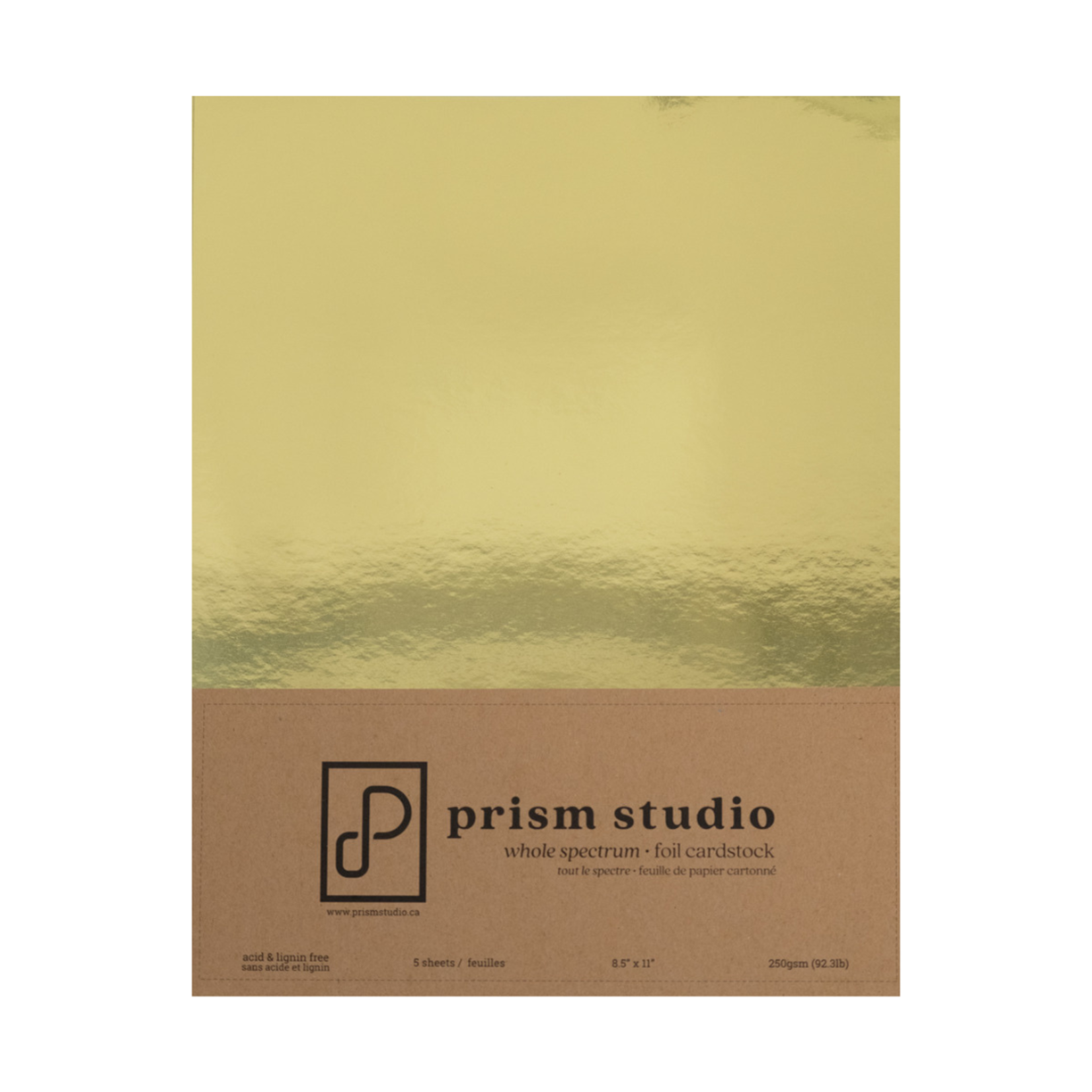 PRISM STUDIO PRISM STUDIO WHOLE SPECTRUM FOIL CARDSTOCK 8.5X11 WEDDING BAND
