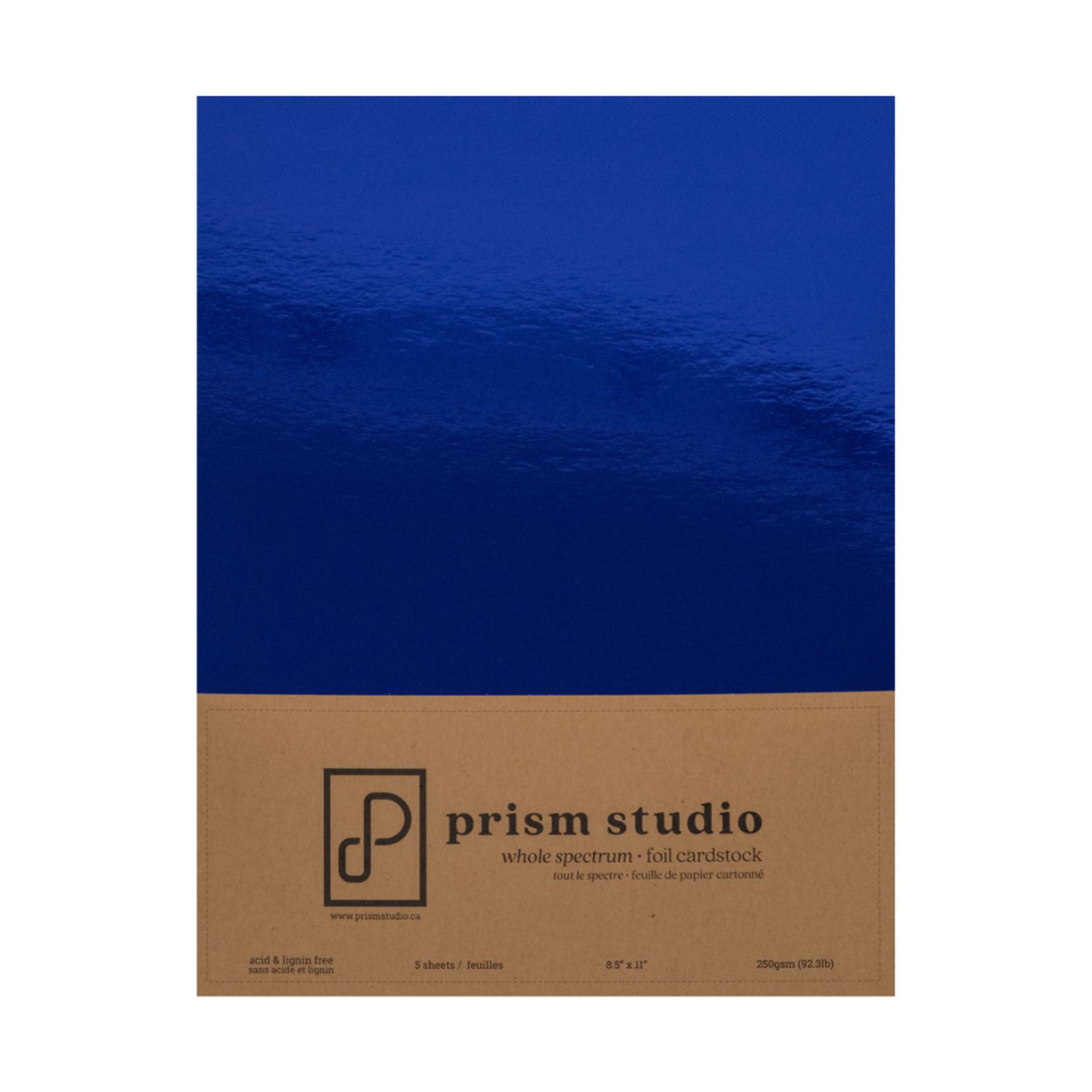 PRISM STUDIO PRISM STUDIO WHOLE SPECTRUM FOIL CARDSTOCK 8.5X11 TANZANITE