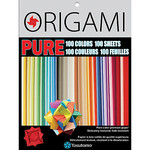 YASUTOMO YASUTOMO ORIGAMI PAPER 5 7/8" PURE 100 COLOURS 100/SHEETS