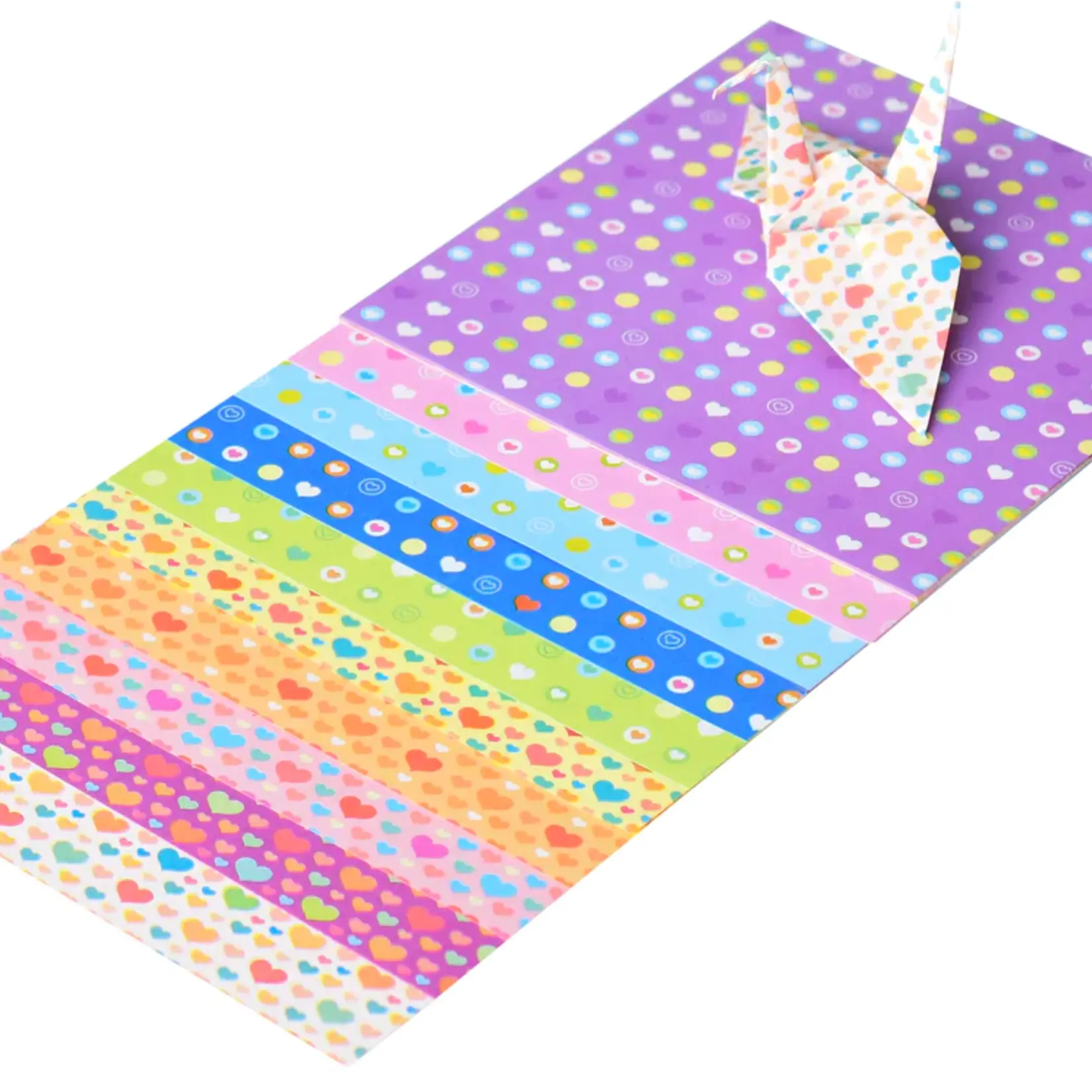YASUTOMO YASUTOMO ORIGAMI PAPER 4 5/8" HEARTS 20/PK