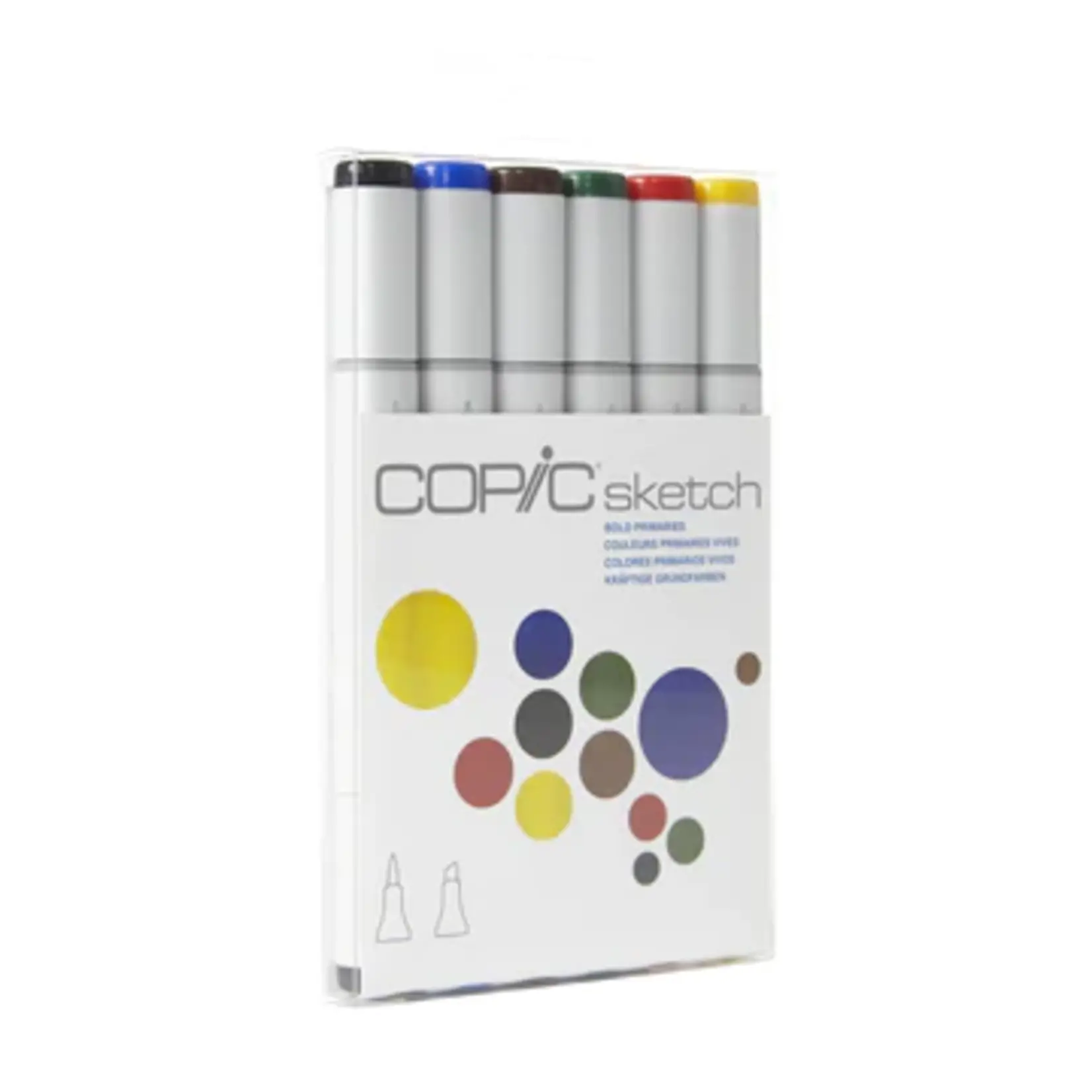 COPIC COPIC SKETCH SET/6 BOLD PRIMARIES